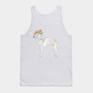 Bedlington with flowers Tank Top